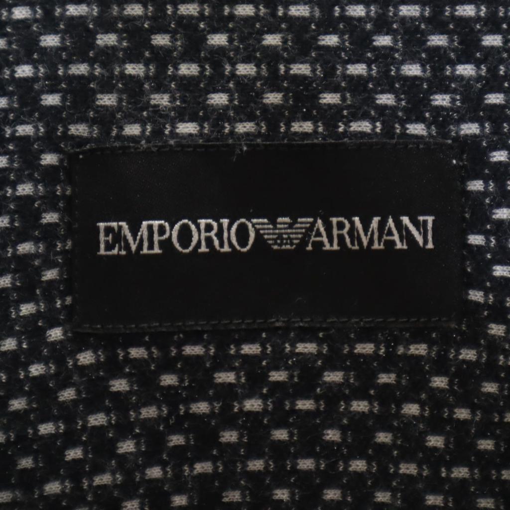 Emporio Armani Long sleeve knit shirt S black Men's Used