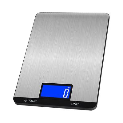 Digitale Lebensmittelwaage, 10 kg/22 lb, wiederaufladbare digitale Küchenwaage mit LCD-Display, Touch-Tasten 7