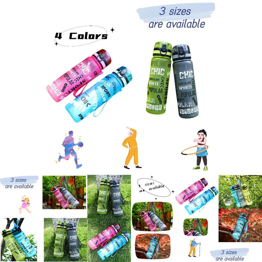 As Material Eco-friendly Sports Water Bottle With Large Capacity