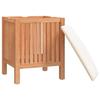 VidaXL Tabouret de salle de bain 40,5x40x52 cm Bois massif de noyer 350351