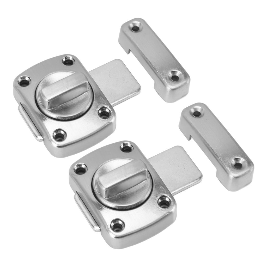Door Latch Rust Proof Smooth Edge Comfortable Grasp User Friendly Knob Square Door Lock Latch for