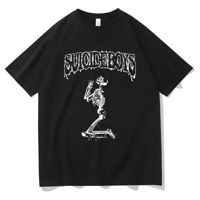 Suicideboys G59 T-Shirt 100% Cotton Commuter Stylish Tops Stylish Amusing Short Sleeve Streetwear Hip Hop Harajuku Unisex Tees