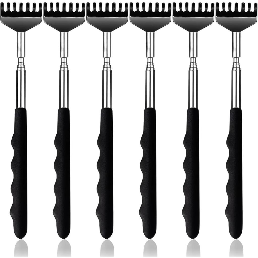 [8.3-22.8" Extendable Back Scratcher] Portable Telescopic Back Scratcher - Stainless Steel, Extendable  Comfort Grip Handle
