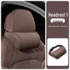 Luxurious Nappa Leather Neck Pillow for Maybach & Toyota Car Seats – Year-Round Comfort