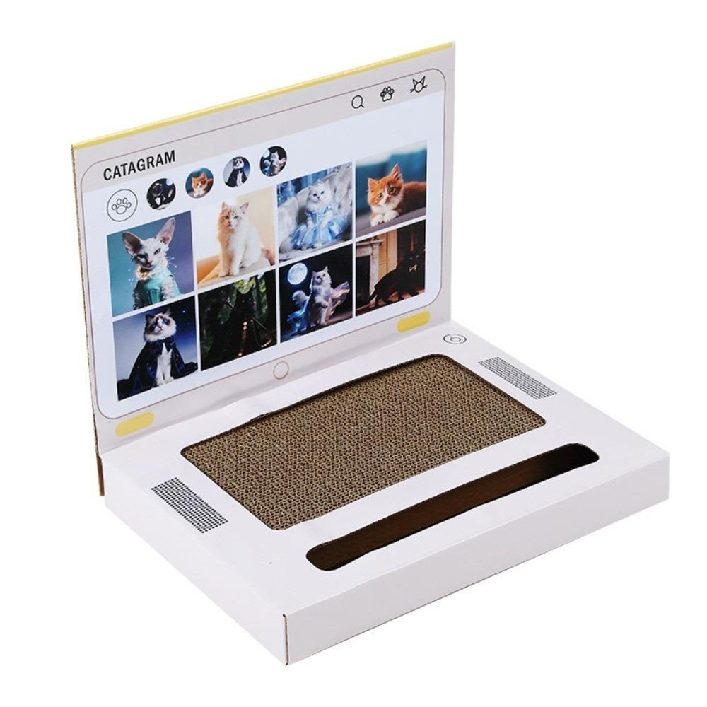 Cat Video Conference Kitten Claw Grinding Pad Corrugated Paper Cat Scratching Board Cat Exercise