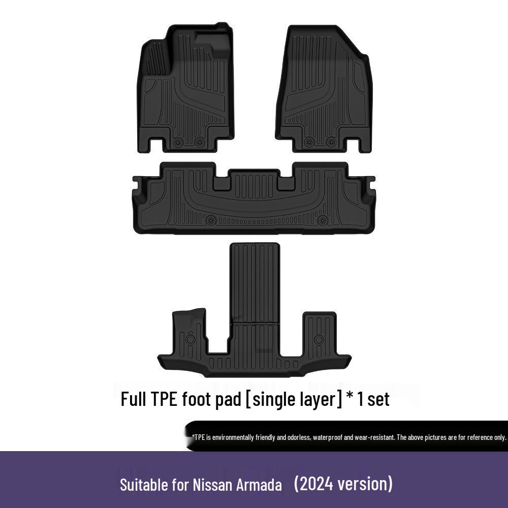 Eco-Friendly TPE 3D All-Weather Floor Mats for Dongfeng Nissan Pathfinder
