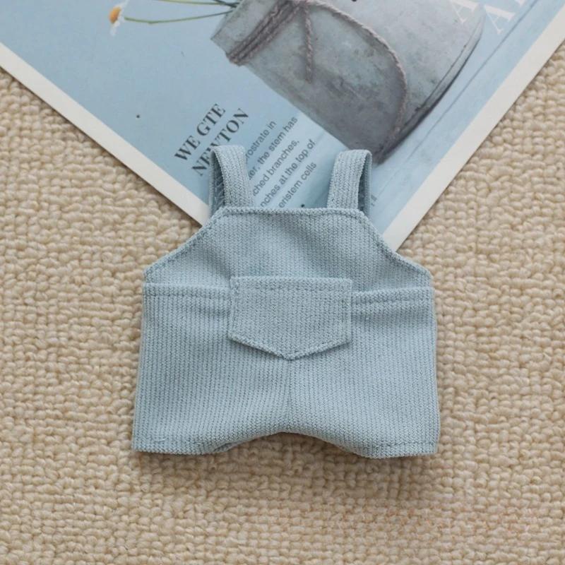 Mini Doll'S Clothes Outfit Accessories For Korea Kpop Exo 15-17cm Labubu Idol V1 V2 Pocket Overalls Clothing Gift
