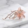 Flower Brooch Pin for Women - Elegant Scarf Clasp Brooch Jewelry Accessory