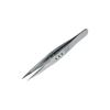 HOZAN Tweezers, Thick Finish, 2.8mm Plate Thickness, 125mm Total Length, 8mm Opening Width, 0.6mm Tip Width, Straight, PP-100
