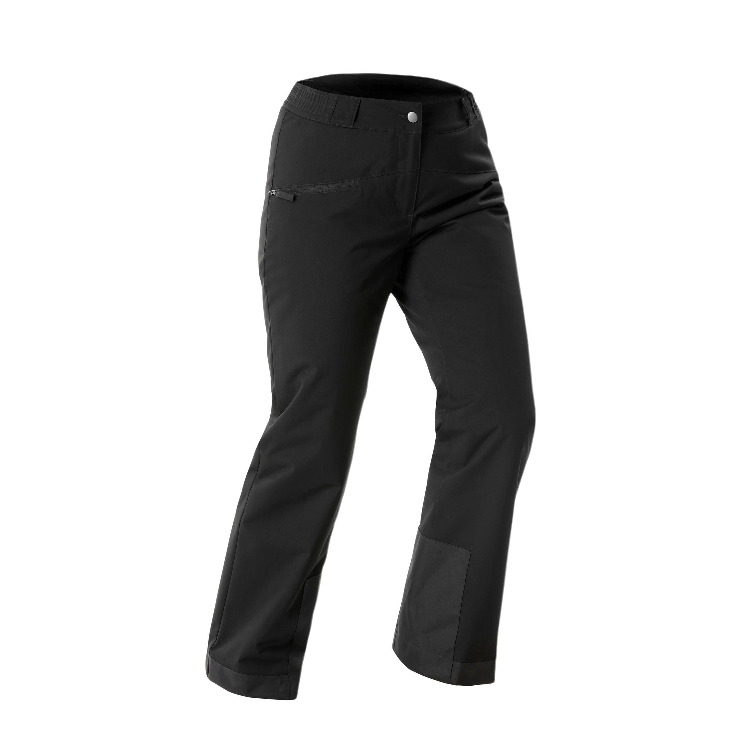 

DECATHLON SKI100 Warm and Comfortable Solid Colour Ski Trousers Women s Smoky Black M-L