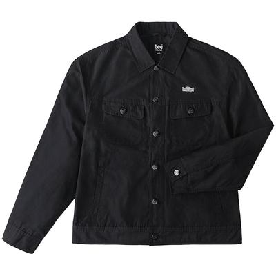 Men's Comfort Fit Y2K Lapel Nylon Long Sleeve Jacket