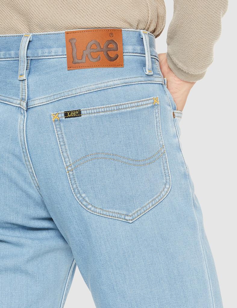 Lee Jeans Warm Denim Straight Warm and Light Size 31 [Official] Pants, Fit, Warm, Men's, Blue,