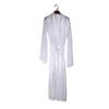 Women Lace Stitching Long Bathrobes Nightgown Soft Silk Dressing Gown Bath Robe Large Size Sexy Pajamas