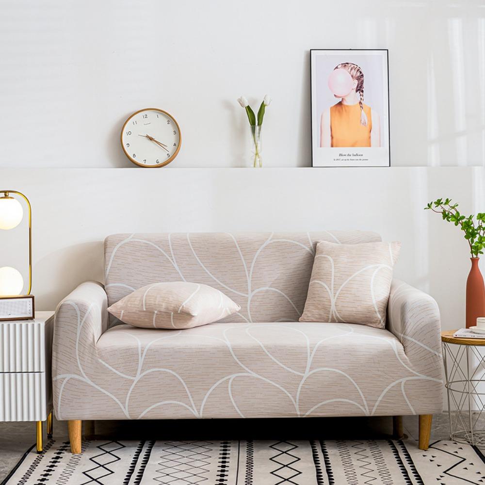 Luxury Stretch Sofa Cover Full Elastic Slipcovers Nordic Style Anti Slip Sofa Protector