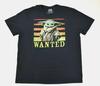 Star Wars Mens Mandalorian Baby Yoda Grogu Wanted Poster Tee Shirt New 2XL