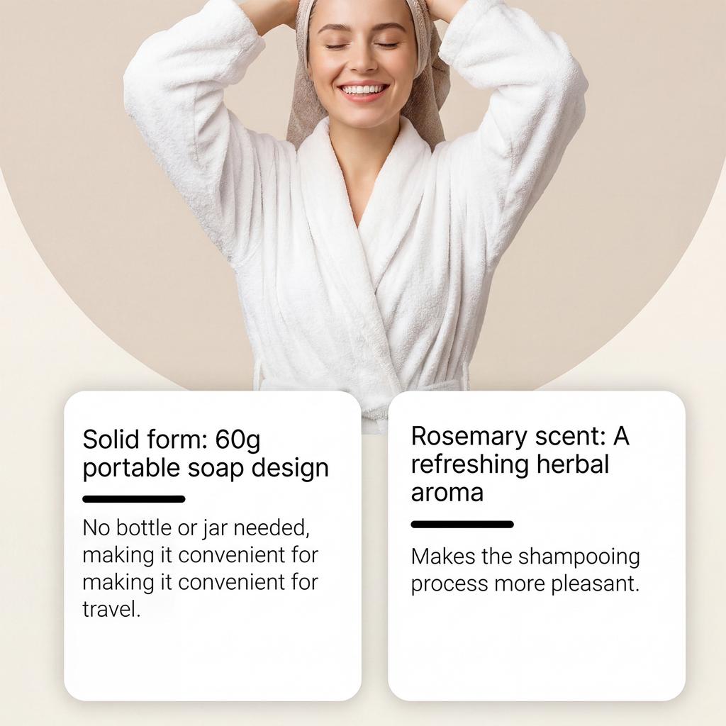 Shampoo Bar: Gentle Cleansing For Healthy, Smooth And Shiny Hair. Ideal For Daily Hair Care.