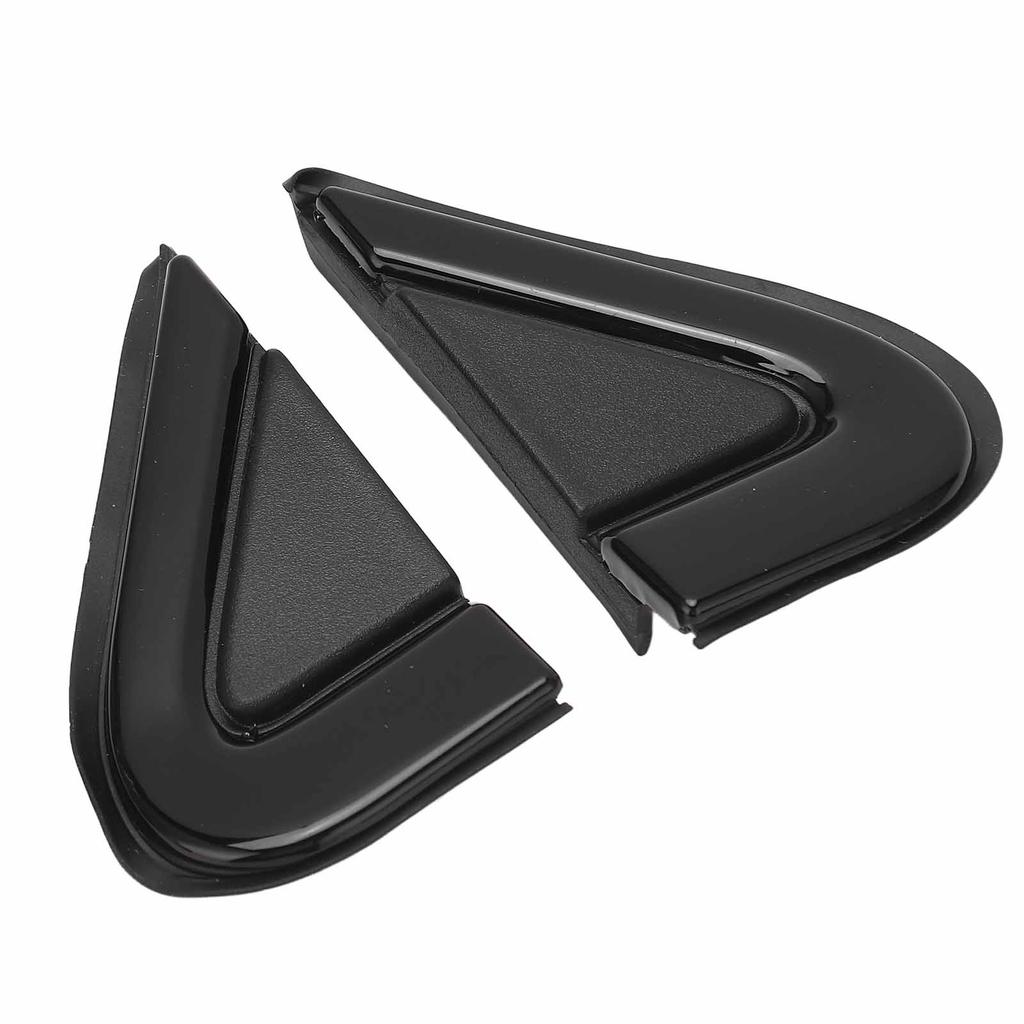 2 st Främre Vänster Höger Sida Dörrspegel Hörnlist 68083131AD Svart Skyddspanel List