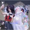 Needy Girl Overdose Cosplay Costume Wig Anime JK Uniform Leather Skirt Dress Abyss KAngel Ame Chan Cosplay Costume Plus Size