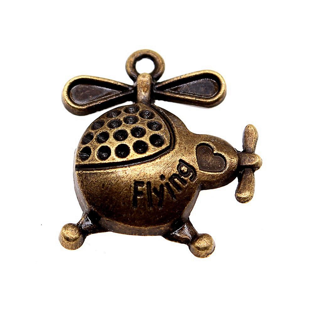 Charms Airplane Ship Pendants Minimalist Jewelry Components QC001