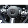 For BMW X3 F25 X4 F26 2011-2017 ABS Silver Steering Wheel Switch Cover Trim 2PCS