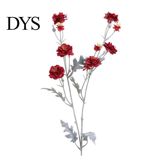 Maintenance Free Floral Decor Artificial Camellia Flowers, Realistic Fake Faux Silk Soft Texture Flowers Bendable Flower Stems for Home Vase