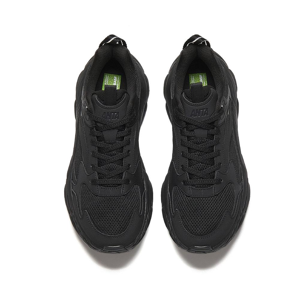 Anta Chenge Retro Trend Thick Sole Versatile Height Increasing Lightweight Breathable Wear Resistant Commuting Sports Low Top Casual Shoes 912548832-4