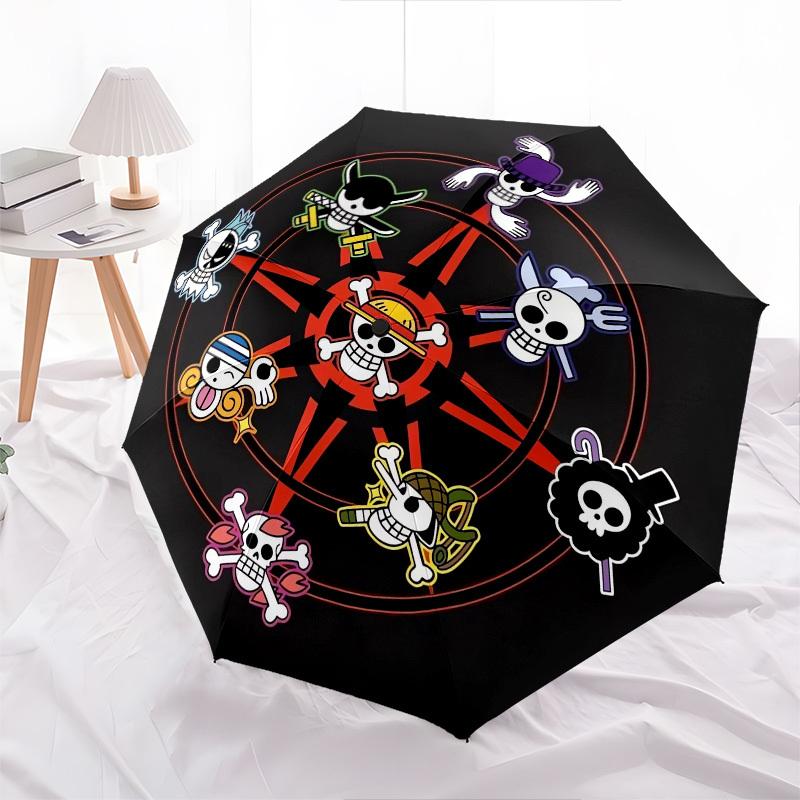 1pc One Piece Straw Hat Pirates Symbols Suitable for All Seasons UmbrellaFP153