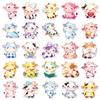 50PCS Cute Cartoon Cow Stickers - Small Animal Q Version for Notebooks, Journals, Phones - Waterproof & Girly DIY Decor
