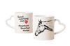 American Quarter Horse - Cup with a Horse, a Cute Cup with a Heart-shaped Handle, a Universal Gift from the Brand
