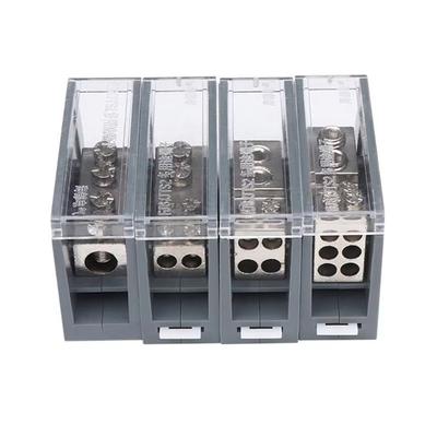 One In Multiple Out Din Rail Terminal Block 150A ABS/Copper Distribution Box Universal Wire Connector Power Junction Box