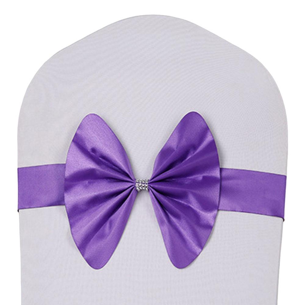 Soft Chair Sashes Band Wedding Chair Ribbon For Wedding Party Hotel Banquet Event Decoration