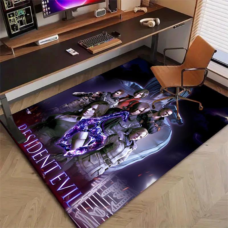 Resident Evil Printed Area Rug Carpet for Bedroom Living Room Home Decor Rugs Mat Non Slip Mat Rug for Bedside