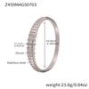 Inlaid Shiny Zircon Bracelet Bangles In Stainless Steel 18k Gold Plated Waterproof Non Tarnish Luxury Bracelets Bangle For Women