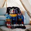 Personalized Custom Name Blanket - Mobile Suit Gundam Print Design,Blanket for Sofa,Bed,Travel,Camping - Soft and Warm, Great Gift