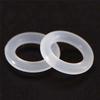 120Pcs Silicone Rubber Environmentally Friendly Transparent Silicone O-Ring Switch Dampeners White For Cherry Keyboard