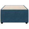 Bed Frame Blue 100 x 200 cm Velvet