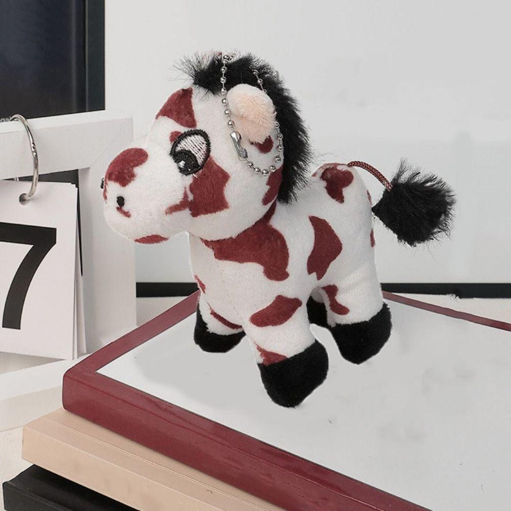 Hanging Decoration Plush Horse Keychain Stuffed Animal Little Horse Keychain  Bag Pendant