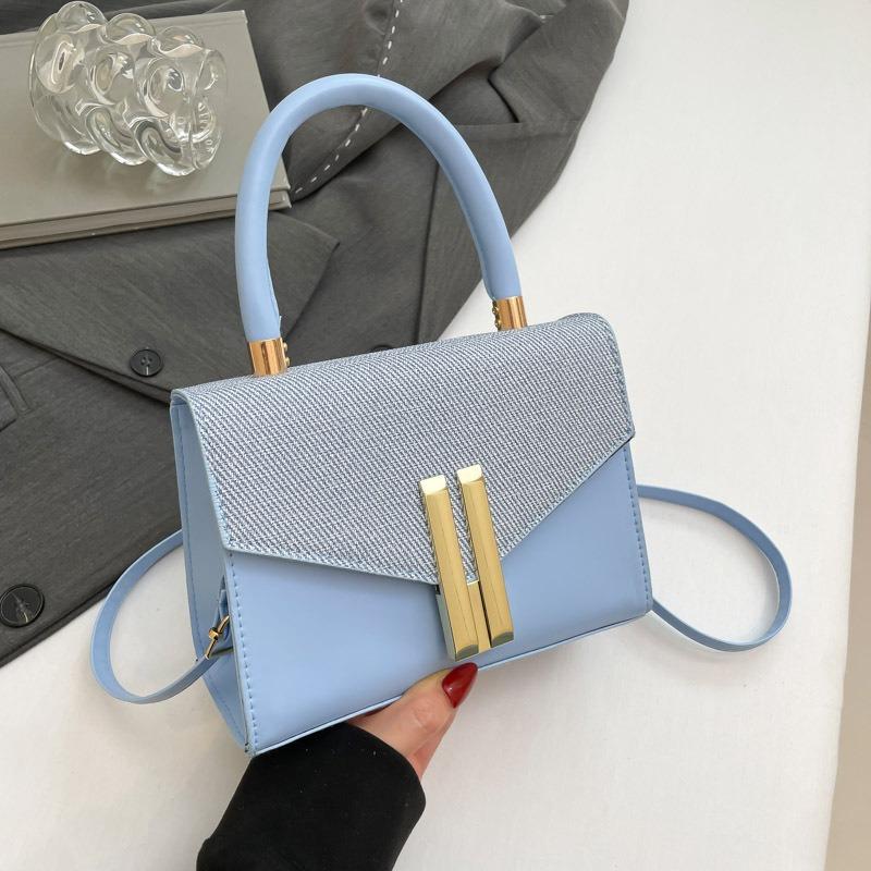 

Women s bag retro niche design summer new fashion trend shoulder small square bag casual messenger bag синій
