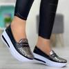 Fashion Plus Size 43 Women Casual Flat Shoes Woman Fashion Round Toe Low Top Wedge Platform Sneakers Comfort Non Slip Female Loafers