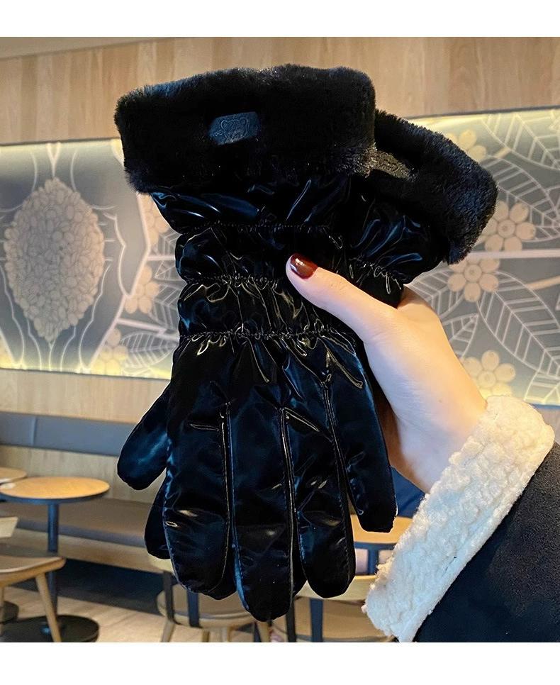 Winter Cycling Gloves Non Slip Touch Ski Gloves Snowboard Accessories Waterproof Pocket Warm Men's Gloves