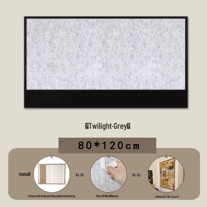 Self-Adhesive Felt Wall Sticker for Photos and Messages