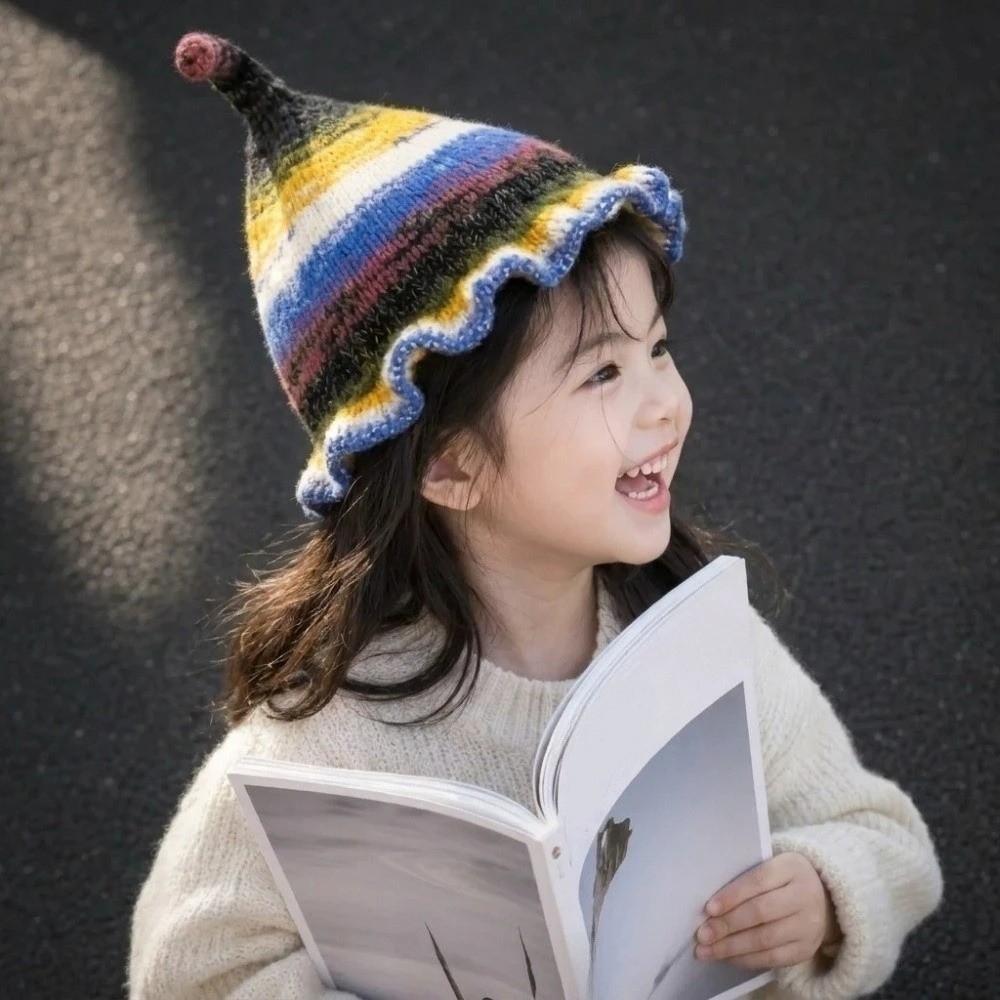 Ear Protection Kids Hat Windproof Elf Cap Cute Girls Winter Hat Winter