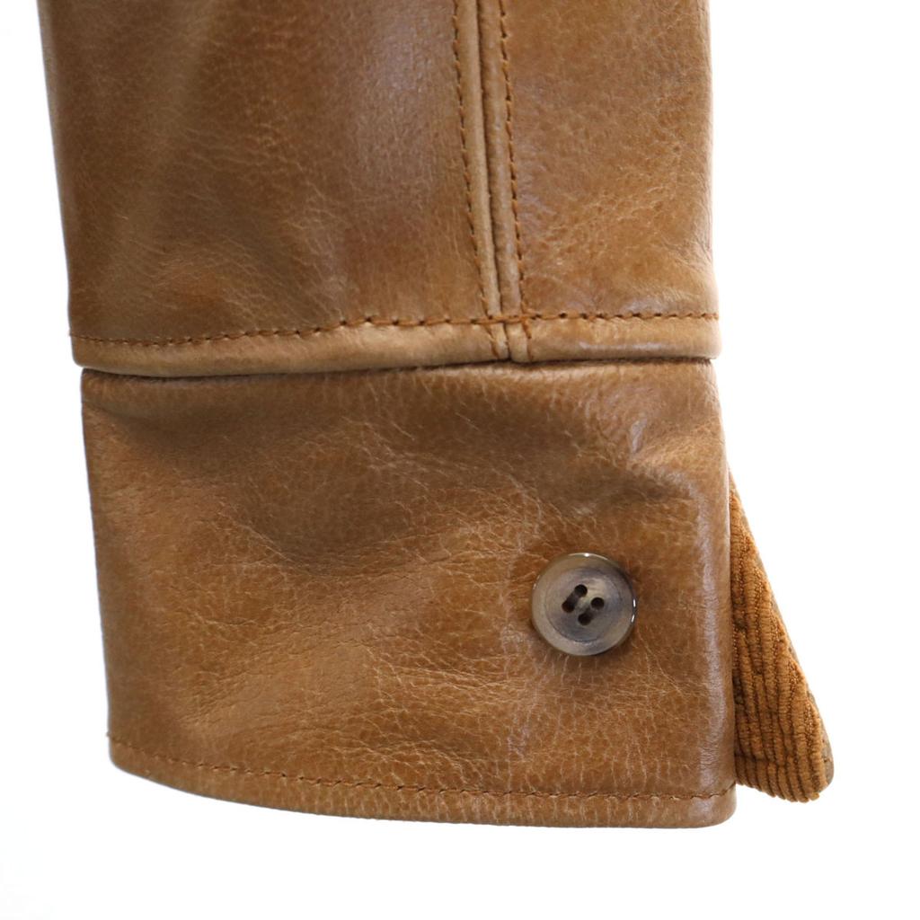 90s Old leather jacket 38 Camel Men's Used