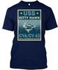 Uss Kitty Hawk Cv-63 Cvacv-63 Sie Wird Für Immer Leben TTshirt Hergestellt in den USA S Bis 5XL