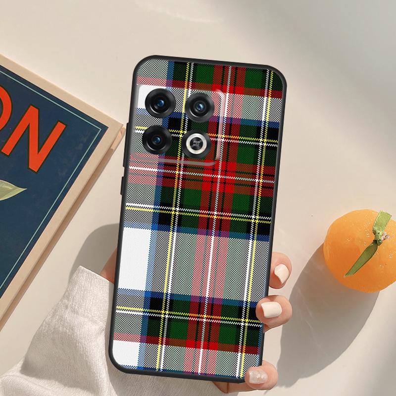 Clan Stewart Dress Tartan Plaid Pattern Phone Case For OnePlus 11 9 10 Pro Ace 8T 9R 9RT 10T Nord CE 2 N10 N20 N100 N200 Cover