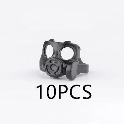 MOC Building Blocks Character Accessories Explosion-Proof Helmets Hats Gas Mask Knife Stands Mechanical Dog Drones DIY Toy Gift