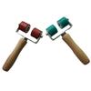 28mm Double Silicone High-Temp Resistant Handheld Pressure Roller - Double Bearing for Edge Sealing