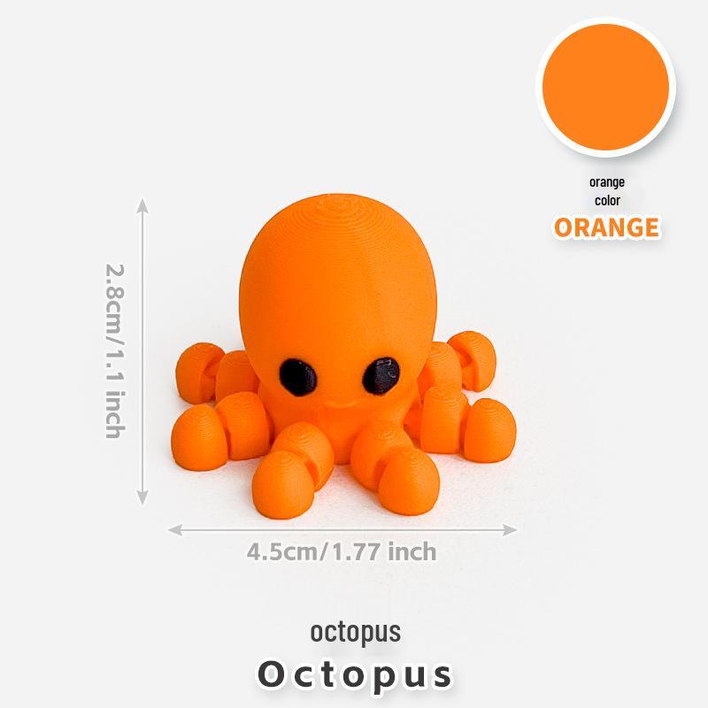 Colorful 3D Printed Small Animal Toys - Simulation Animal Models for Micro-Landscape Decoration