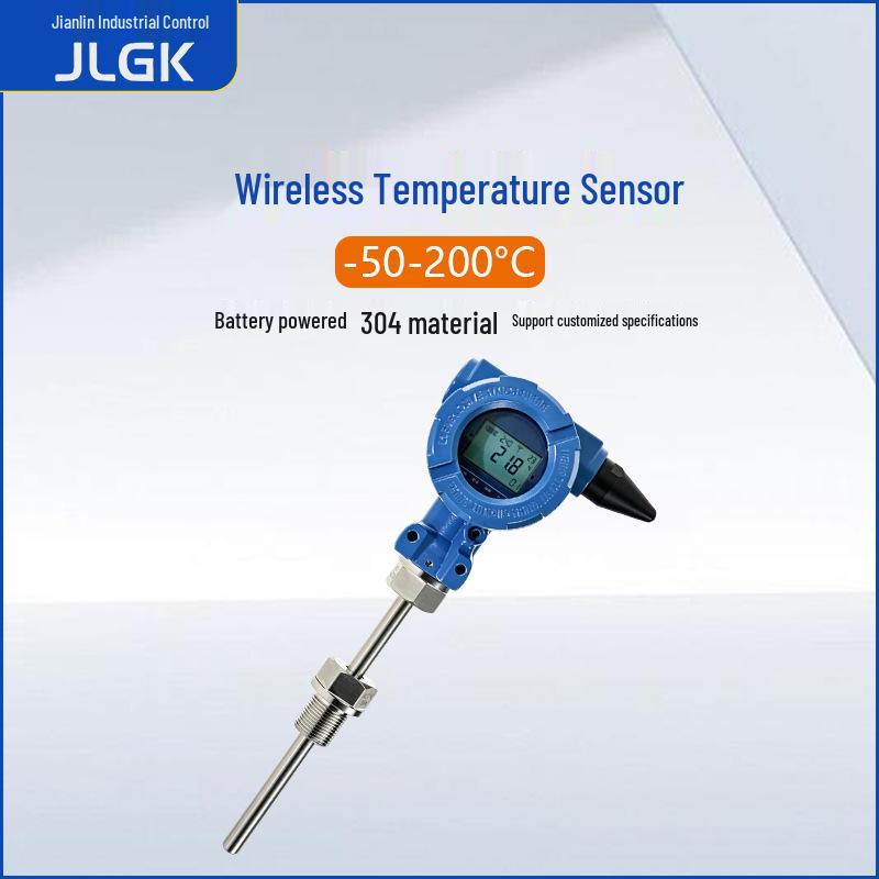 Wireless Battery-Powered 433MHz Temperature Transmitter and Sensor for Pipeline Monitoring