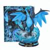 Anime  Special Effects Figure Mega Charizard Xy Greninja Gengar Mewtwo Three Form Evolution Led Light Pvc Model Toys